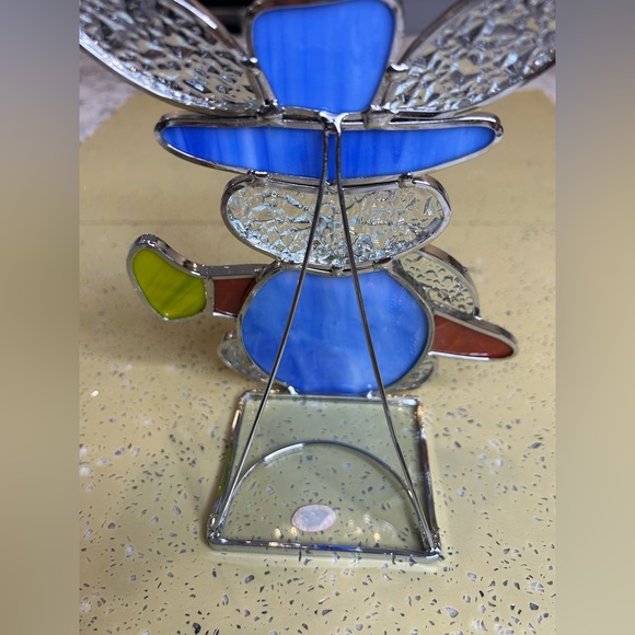 Leaded Stain Glass Bunny Rabbit with Carrot Votive Tea Light Candle Holder - Picture 7 of 9